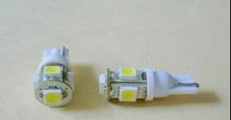 供应大功率LED汽车灯,T10-5SMD.