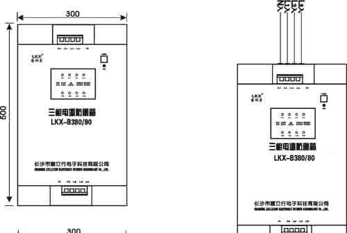 供应单相，三相串联电源防雷器