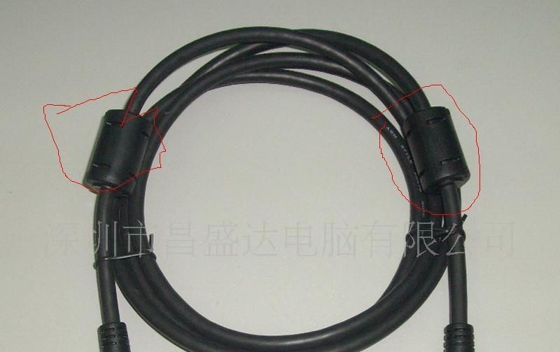 供应高清电视连接线HDMI线双磁环1.8米-5米图