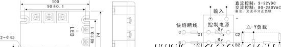 三相固态继电器JGX-3 SSR-3 MGR