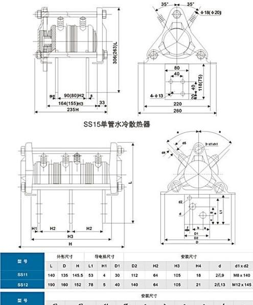 批发供应SS水冷散热器