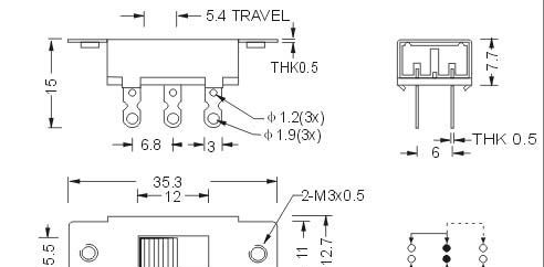 供拔动开关 拨动开关系列