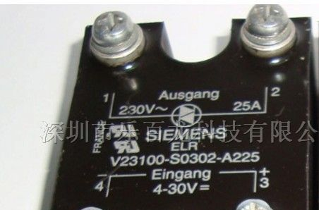 供应西门子固态继电器V23100-S0302-A225 现货