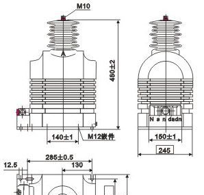 JDZX9-35Q全封闭浇注单相电压互感器