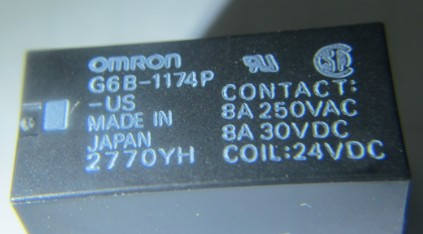 G6B-1174P-24V欧姆龙继电器