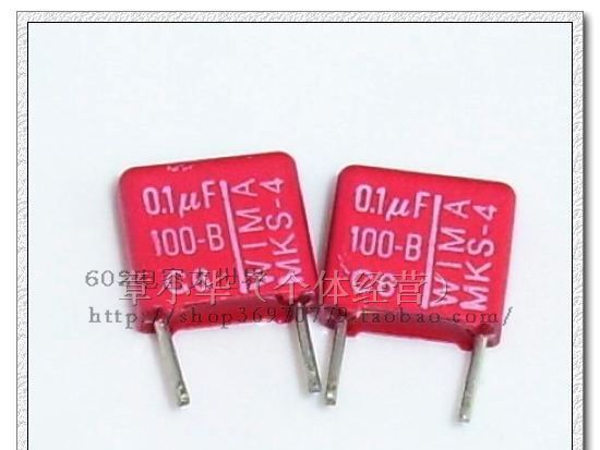 供应薄膜电容100v0.1uf德国威玛电容wima MPK4