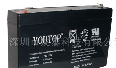 供应6V7AH蓄电池、考勤机专用蓄电池