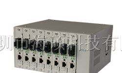 供应8槽光纤收发器机箱、光纤收发器、光电转换器