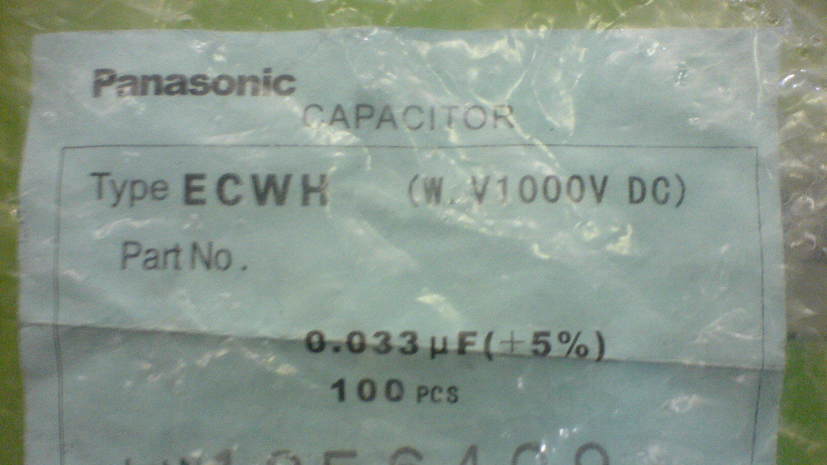 供应 松下高频高压电容器 ECWH10333JV