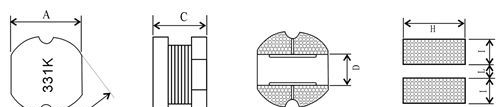 CD31CD32CD43 CD54 CD75 贴片功率工字电感器