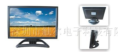 供应19寸触摸显示器 宽屏显示器  USB接口