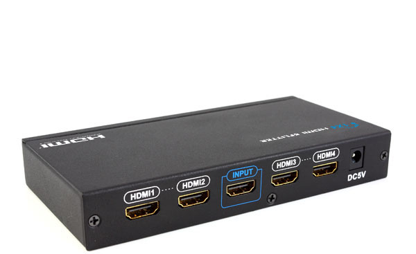 供应HDMI分配器1进4出,3D HDMI1x4 splitter