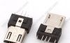 MICRO USB5P夹板式连接器