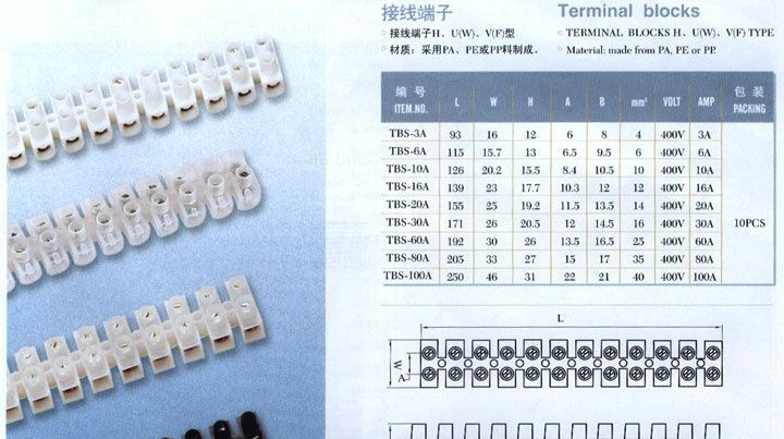 e供应12位塑料接线端子排/（台）