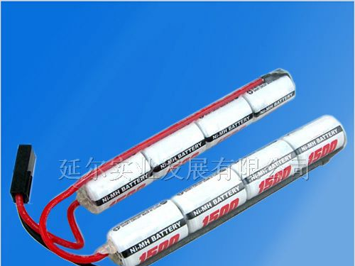 供应高功率镍氢动力电池 9.6V 1500mAh  双胞胎