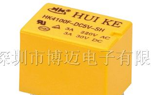 供应汇科继电器HK4100F-DC12V-SHG，6脚单刀12V继电器