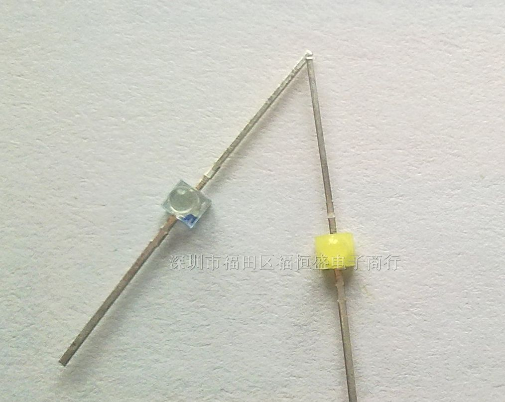 供应小蝴蝶黄光LED灯 开关专用发光二极管