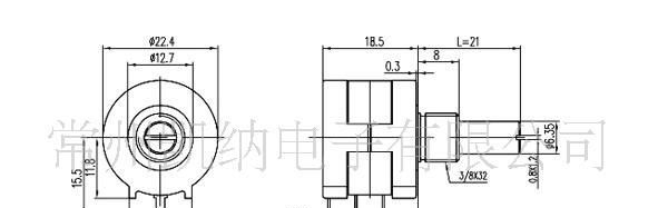 供应10圈精密线绕电位器WXD3590