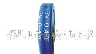 供应5.5V0.47F-V 立式 超级法拉电容