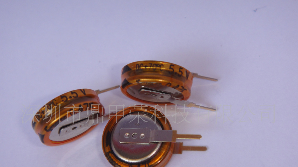 供应5.5V0.47F V型 超级法拉电容器
