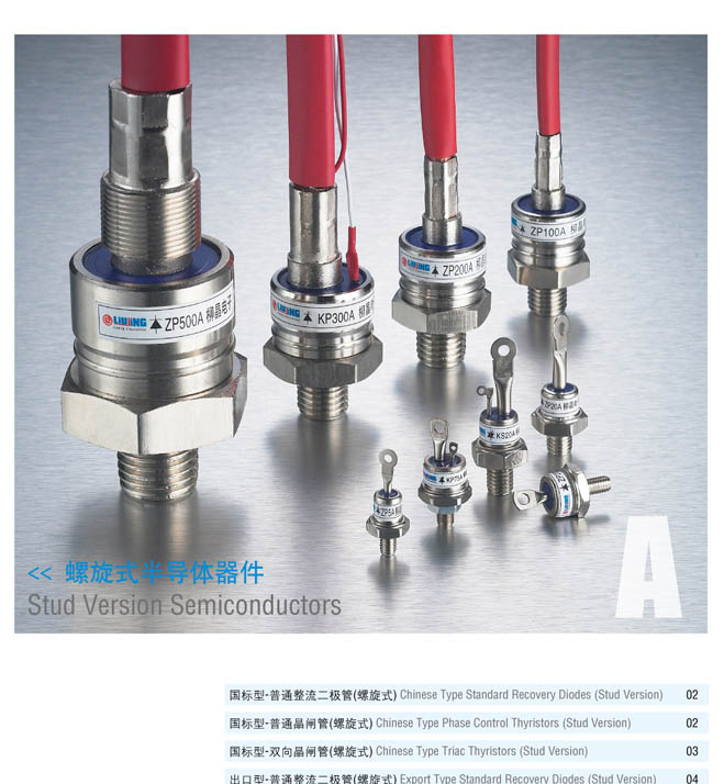 供应螺旋式双向可控硅KS20A1600V