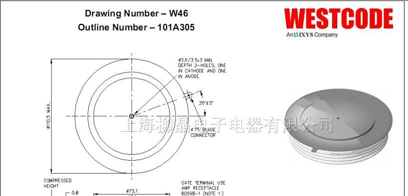 供应英国西码可控硅晶闸管N4085ZD080