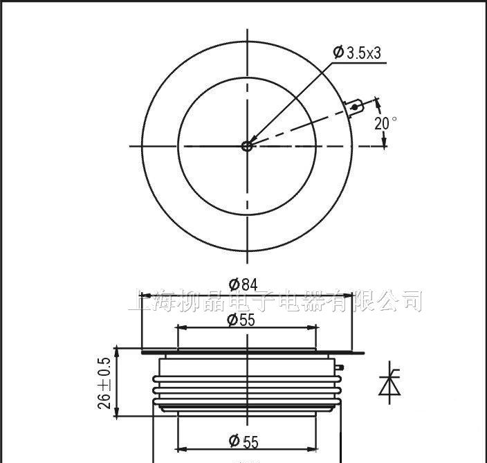 供应双向晶闸管可控硅Y55KAD