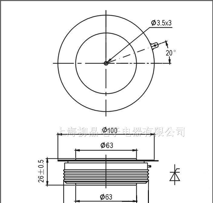 供应普通晶闸管可控硅Y70KPH