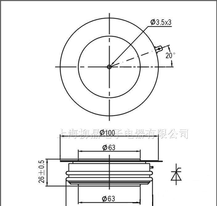 供应普通晶闸管可控硅Y65KPH