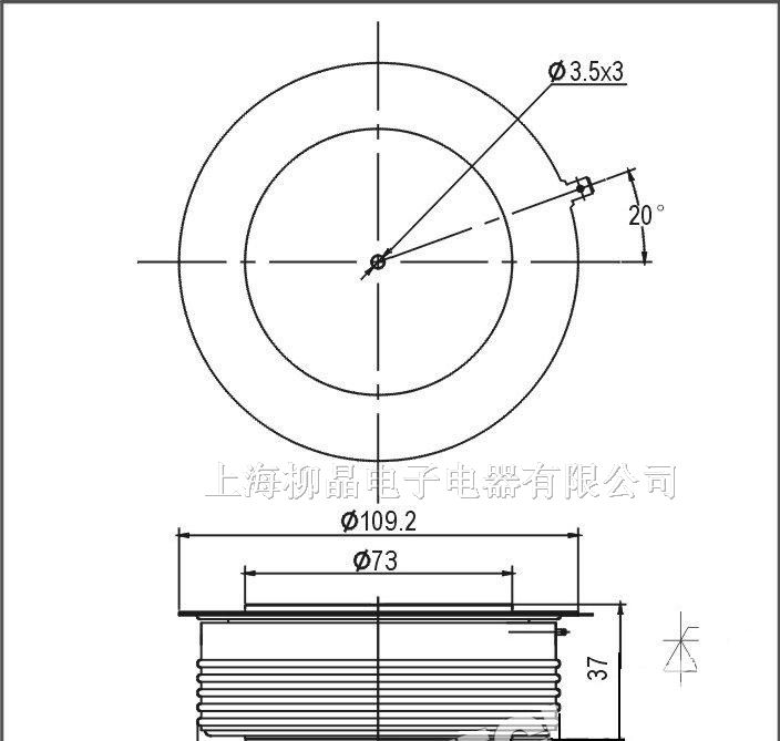 供应普通晶闸管可控硅Y76KPR
