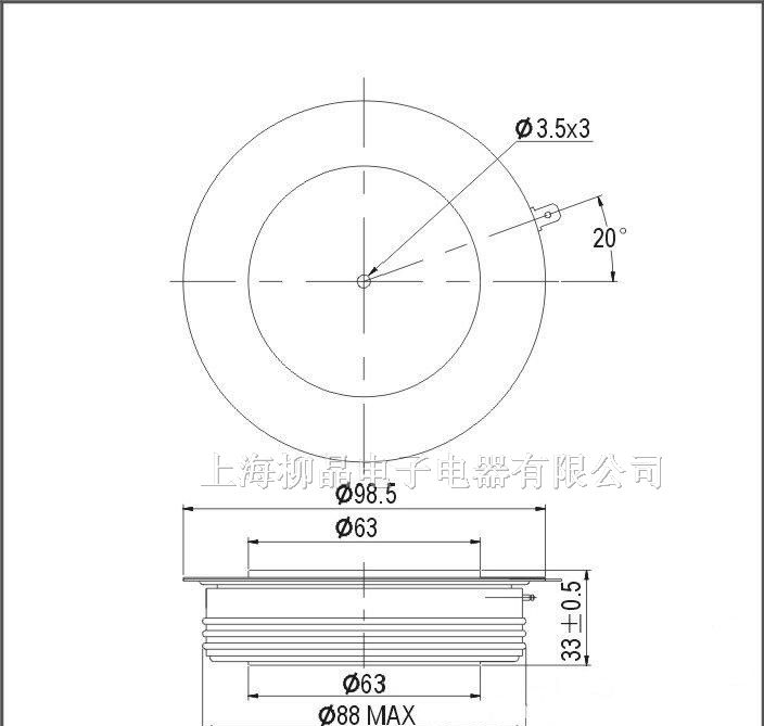 供应普通晶闸管可控硅Y65KPR
