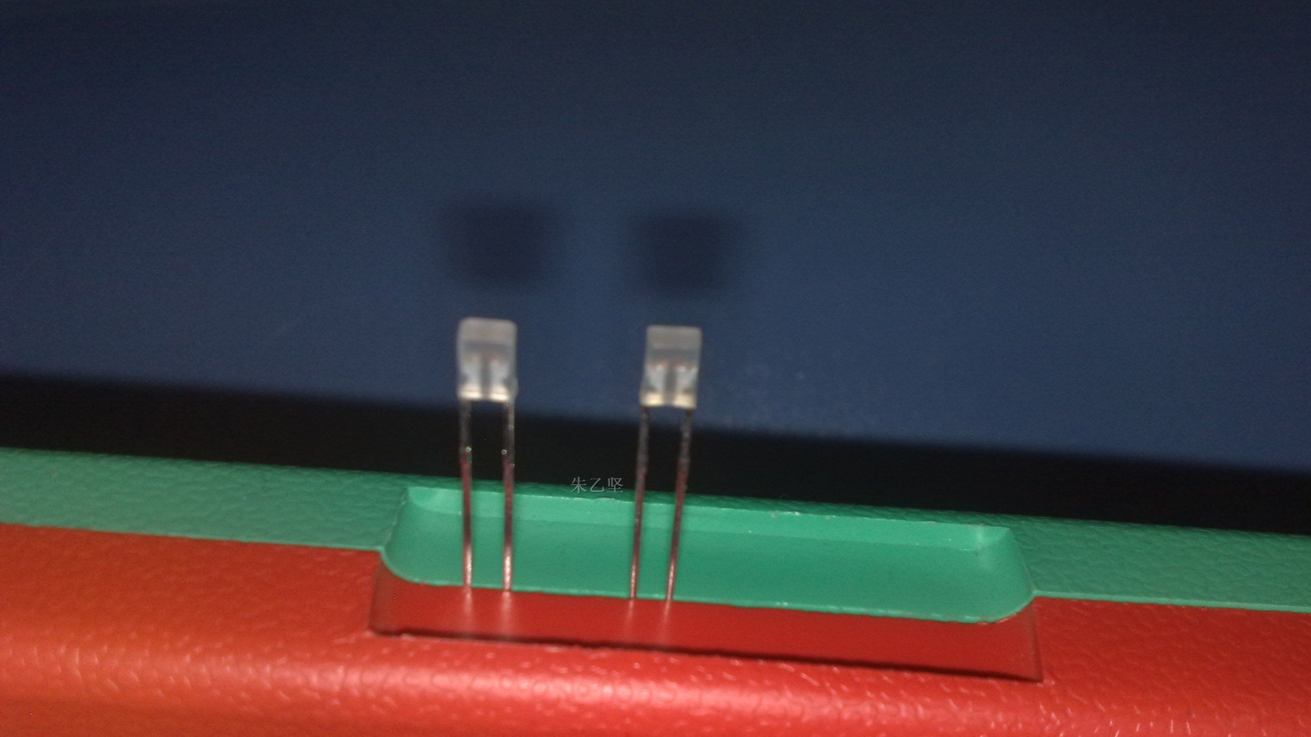 供应LED发光二极管 2X3X4mm 2脚 黄绿