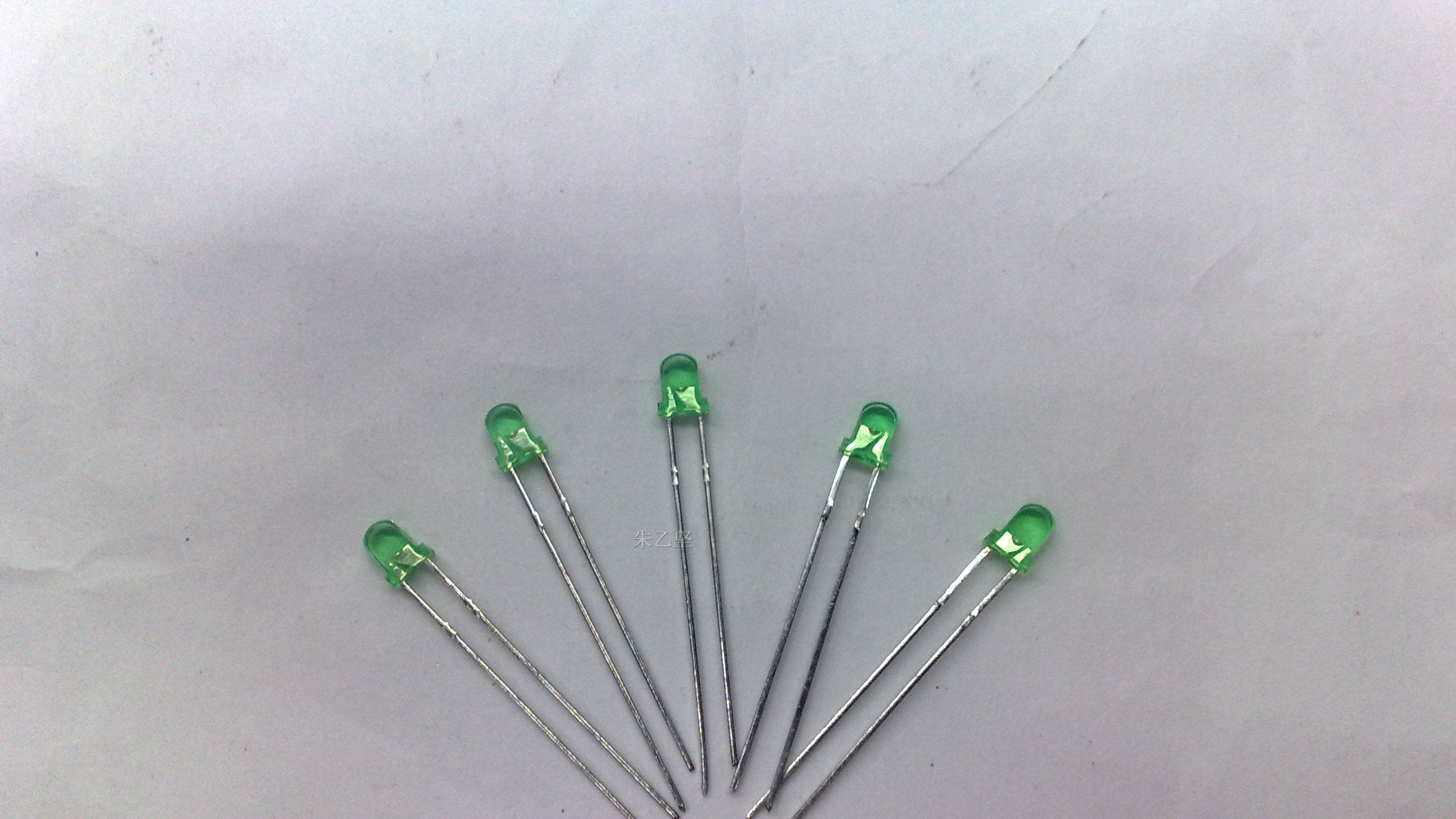 供應led發光二極管 2x3x4mm 2腳 黃綠