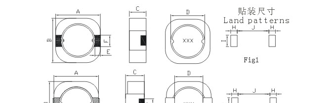 供应SMD power inductor功率电感器