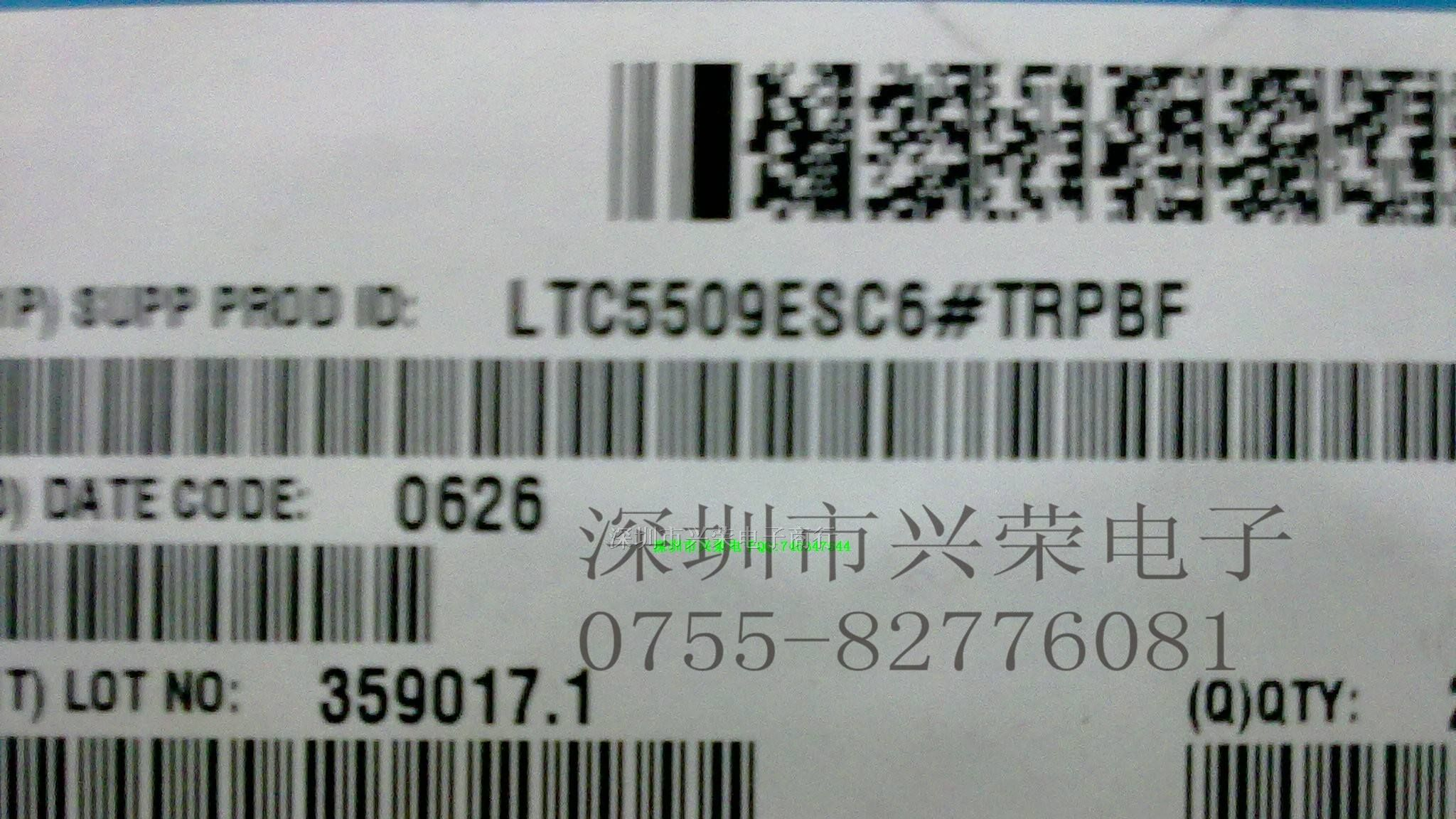 供应三极管 LTC5509ESC6 现货低价拍卖处理