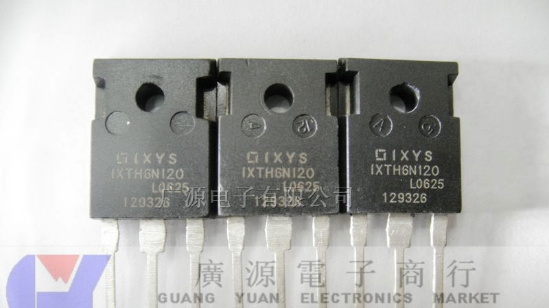供应IXYS三极管IXFH6N120
