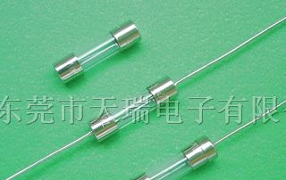 供应 5F单体or5FP双帽 5.2×20mm快熔断美规玻璃保险丝