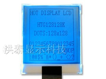 供应2.4寸单色LCD液晶显示屏128128图形点阵