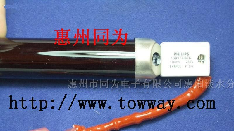供应PHILIPS 13837Z/876  230V 1100w红色红外线灯管