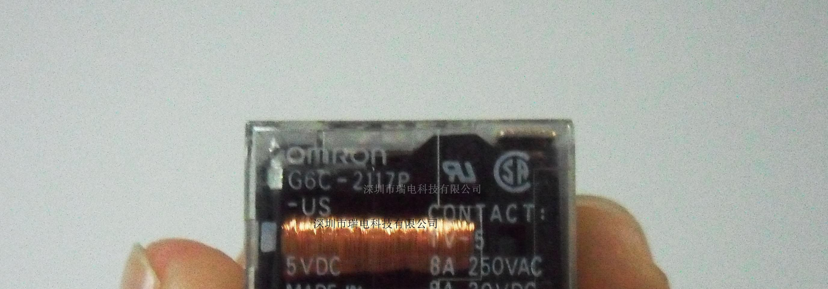 供应功率继电器G6C-2117P-US-DC5V