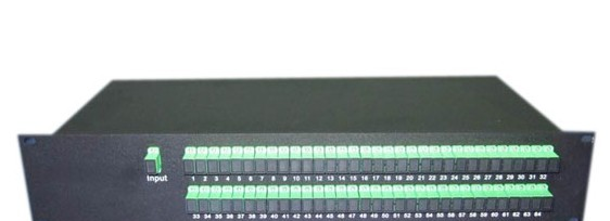 新锐科 光分路器 法兰机架式1分64平面波导光分路器
