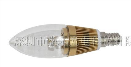 供应3W蜡烛灯，大功率LED节能灯，室内照明灯具