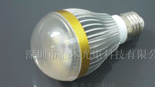 供应LED球泡灯5W，大功率LED节能灯，LED照明灯具