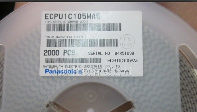 供应松下涤纶电容ECPU1C105MA5