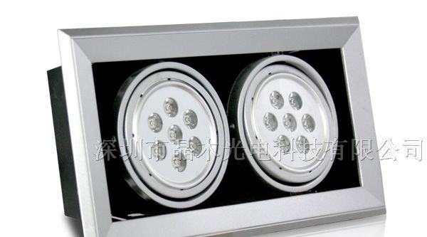 供应LED格栅灯14W，LED天花射灯，大功率LED节能灯具