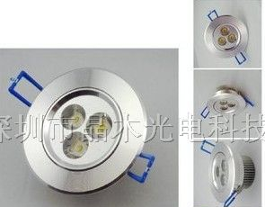 供应LED天花灯3W，大功率LED节能灯，室内装饰灯具