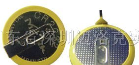 供应焊脚CR2032纽扣电池，可来图加工各类焊脚