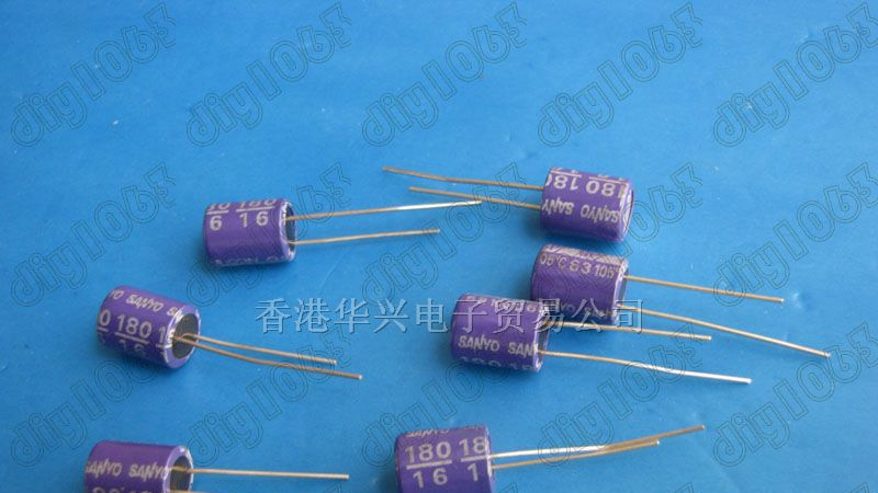 供应固态电容 16v180uf 8x12 OS-CON 三洋 SANYO