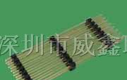 三塑单双排针直插