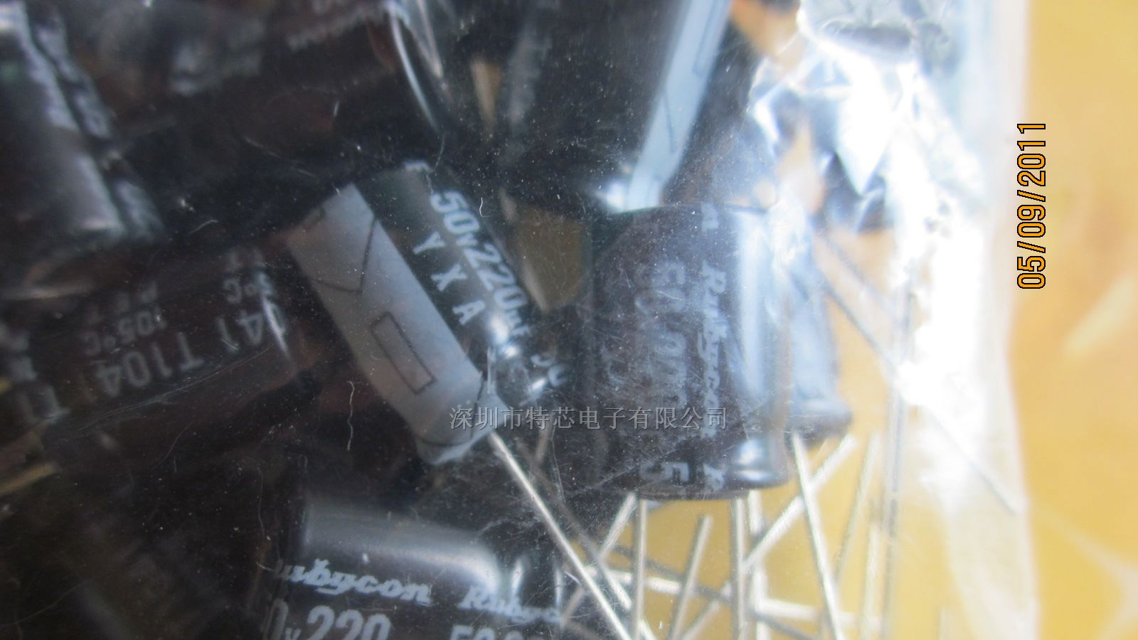供应红宝石电解电容50V220UF
